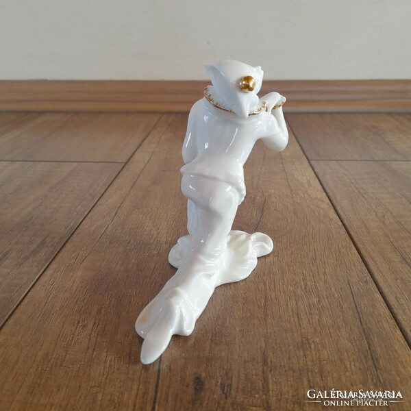 Antik Hutschenreuther art deco porcelán figura Pierrot