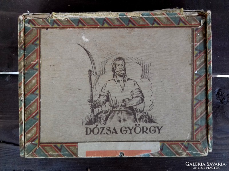 György Dózsa cigar box, approx. 1950