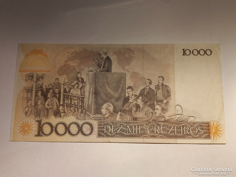 1984 10000 cruzeiros Brazil xf
