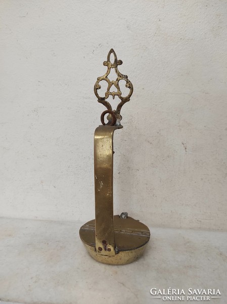Antique Arab candlestick oil lantern Moroccan Algeria copper portable Turkish oil candlestick 230 7158