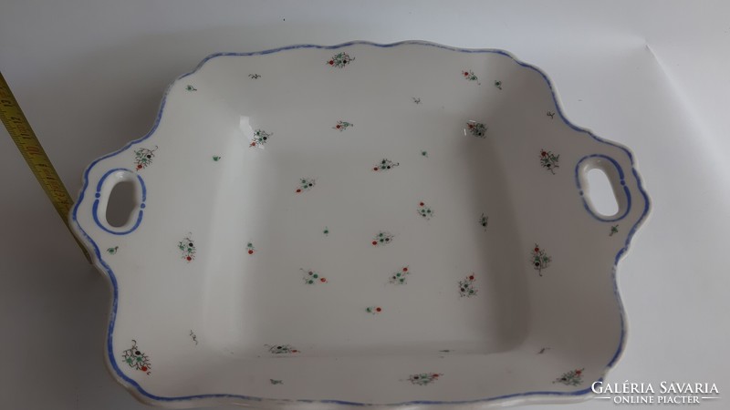 Antique Prague hand-painted porcelain centerpiece, serving dish, bowl, tray /206/