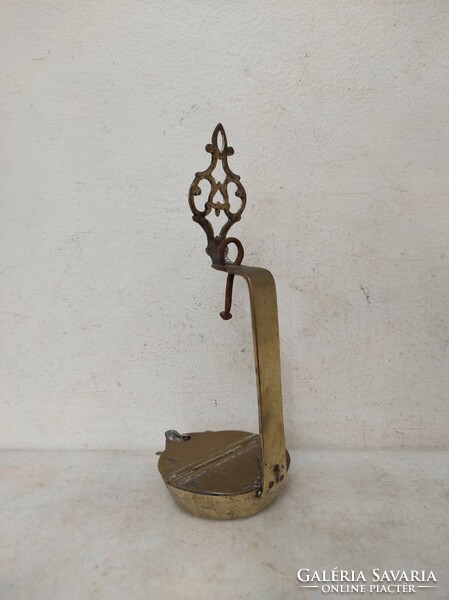 Antique Arab candlestick oil lantern Moroccan Algeria copper portable Turkish oil candlestick 230 7158