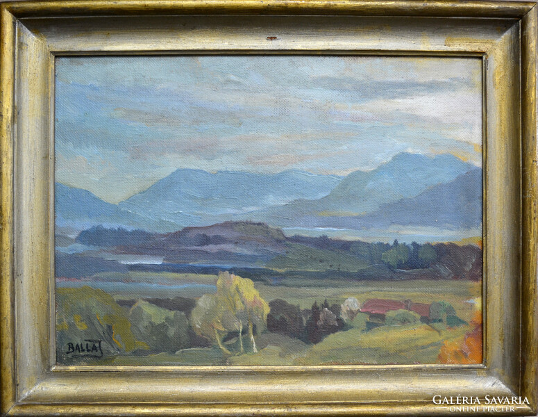 József Balla - Nagybánya landscape