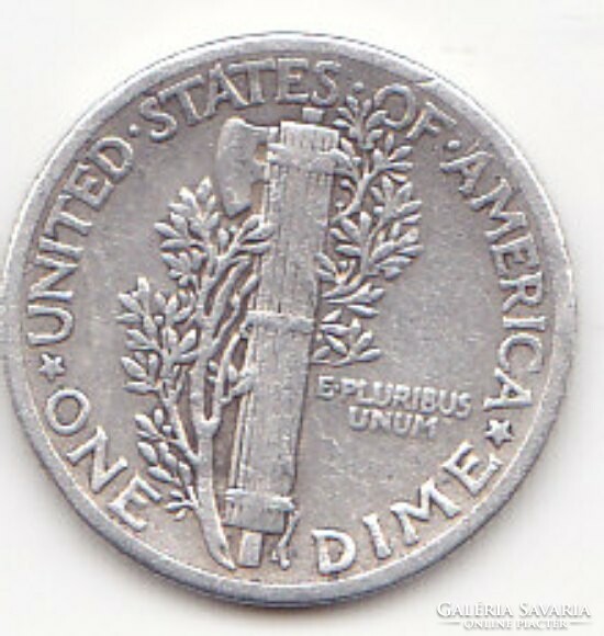 USA 1 ezüst Cents / Dime  (Mercury Head ) 1939