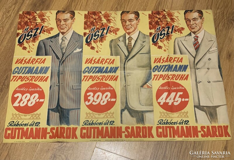 Gutmann típusruha plakát