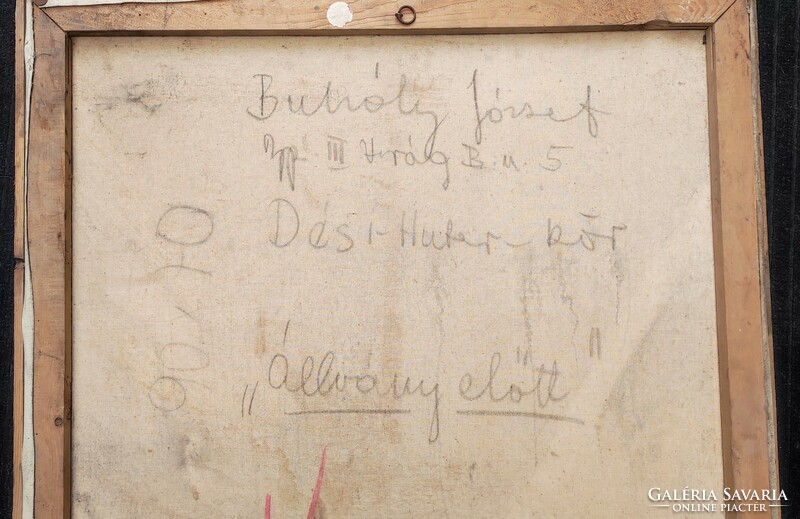 Buhály József 90x70  cm olaj -vászon