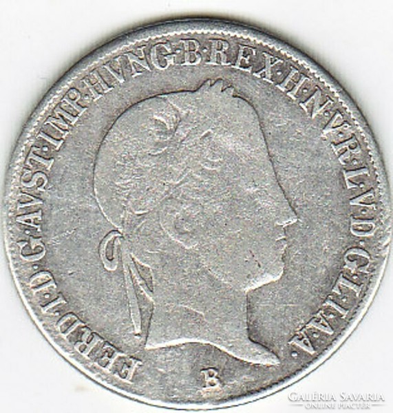 Magyarország 20 ezüst Magyar krajcár /B/ 1847