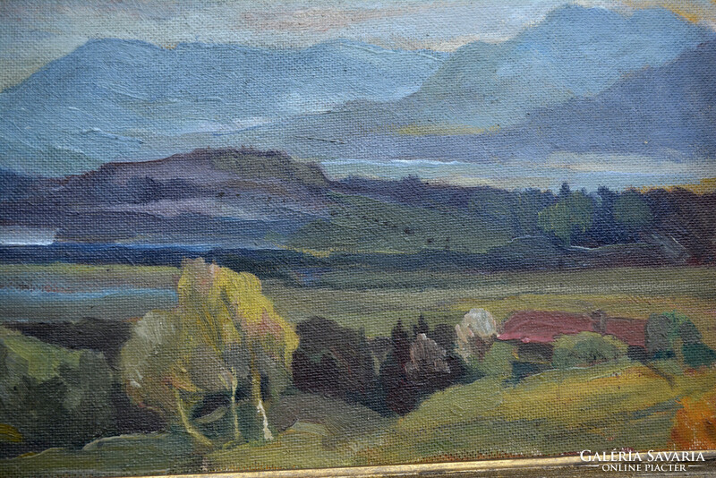 József Balla - Nagybánya landscape