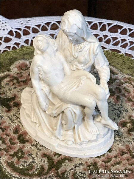 Old! Michelangelo pieta statue copy