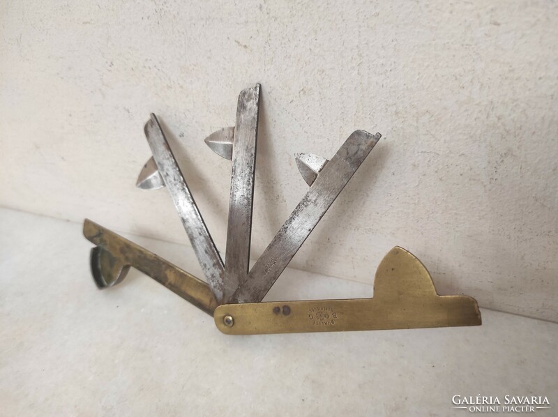 Antique medical device museum 3-blade welding tool xviii. No. 259 7014