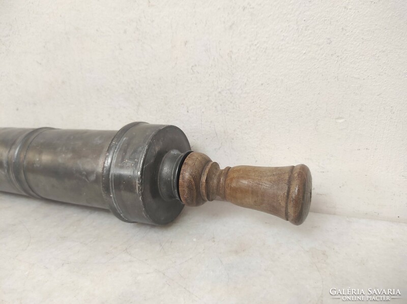 Antique medical tool hospital tool enema pewter syringe l size 836 7047
