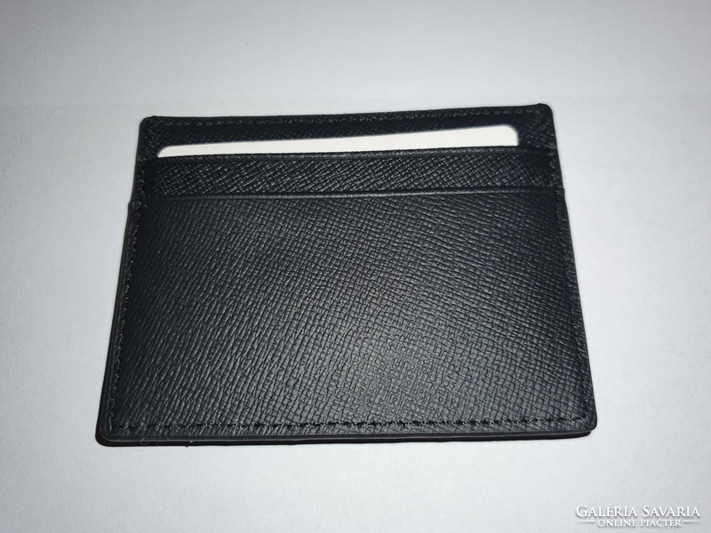 Prada card holder business card wallet leather