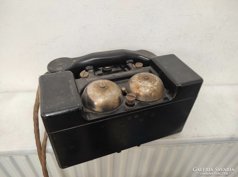 Antique military telephone English American morse code device militari military 217 7133