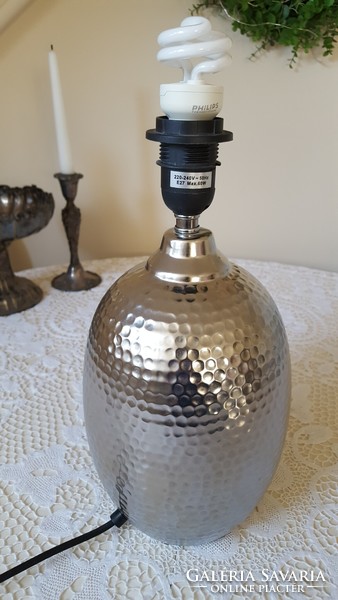 Maisons du monde silver, French table lamp