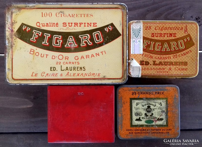 Old cigarette tins - per piece!