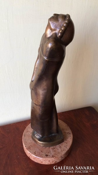 Nándor Gallas - bronze statue