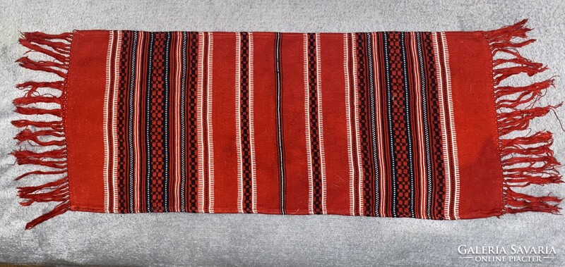 Hand-woven tablecloth, runner 67x24 cm Óbuda v posta