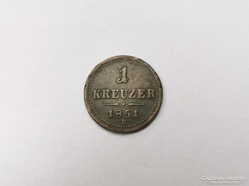 1 Kreuzer 1851 b