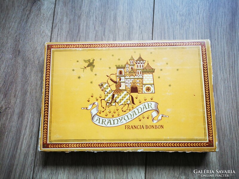 Hungarian sweet industry retro candy box