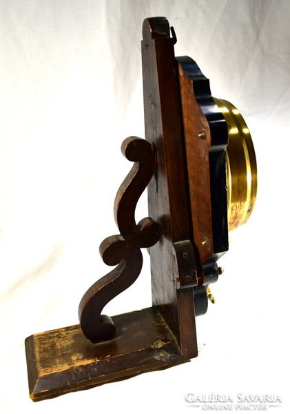 XIX. St. Paris! Antique boat clock ... Wheel with wind-up system!