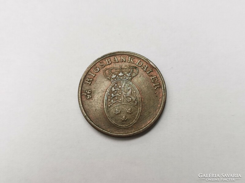 Denmark 1 rigsbankskilling 1818