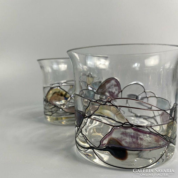 Cristal prestige French whiskey glass set 2 pcs