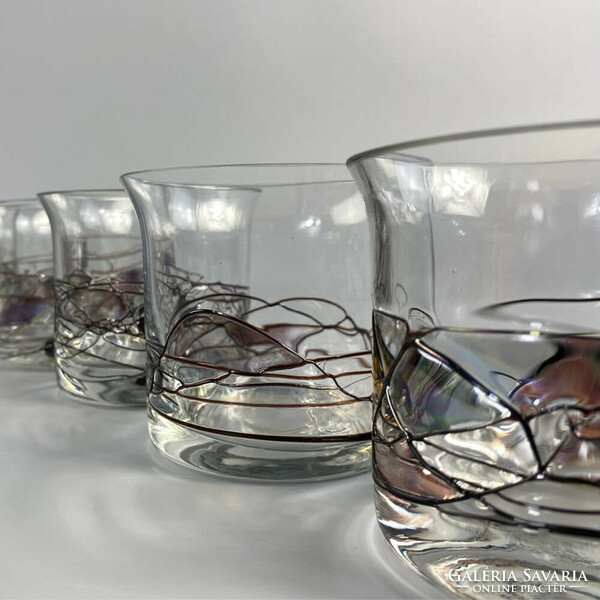 Cristal prestige French whiskey glass set 4 pcs