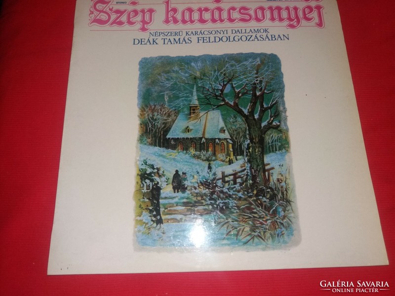 Old vinyl LP lp beautiful christmas night holiday music according to pictures