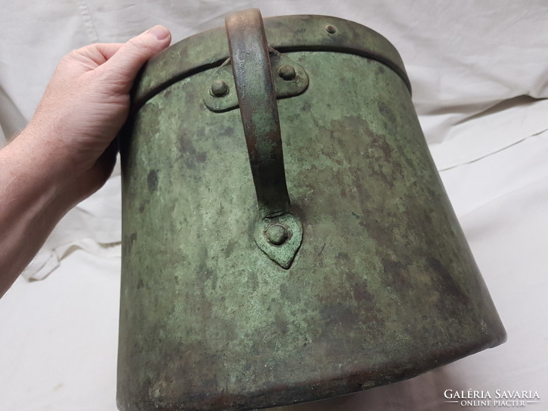 Antique copper vessel