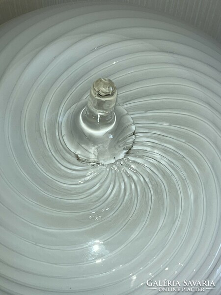 Alma formájú üveg design asztali lámpa (E0001)