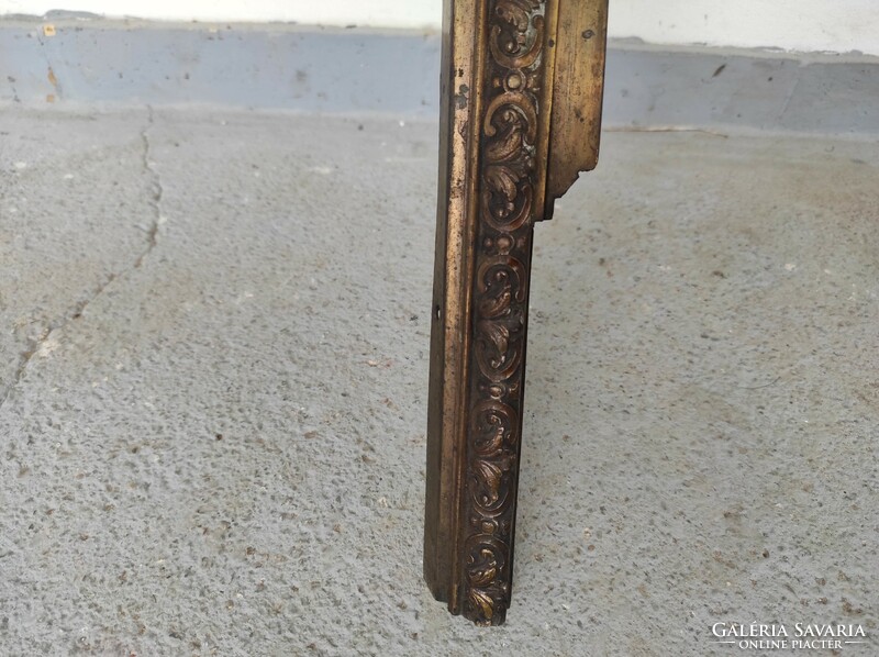 Antique metal stove fireplace frame 620 7228