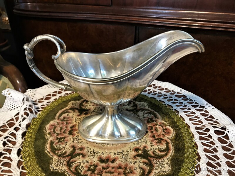 Antique beauty, stunning appearance, beautiful shape, silver plated, large saucer