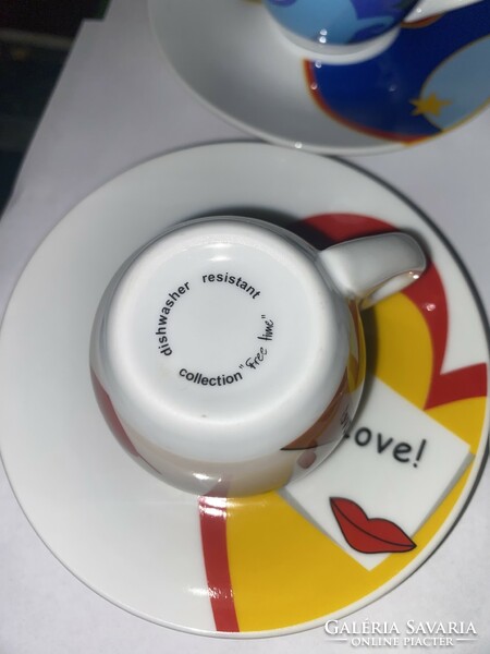 Zeller new mocha espresso 50 ml porcelain cup set