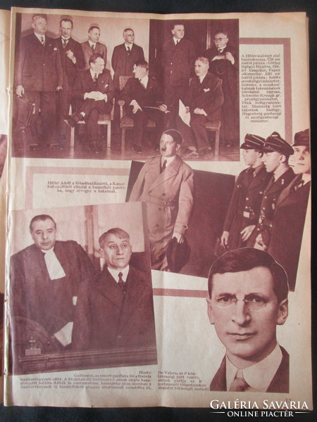 1933 Tolnai Világlapja hitler + náci -t sajátos, később még nem a megszokott hangnemben bemutató sz