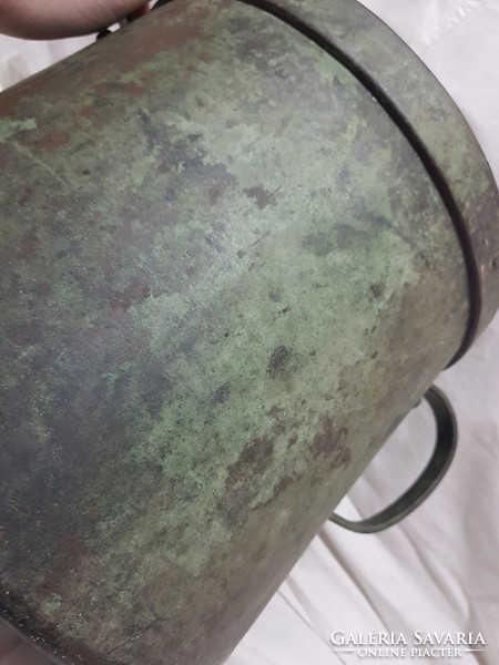 Antique copper vessel