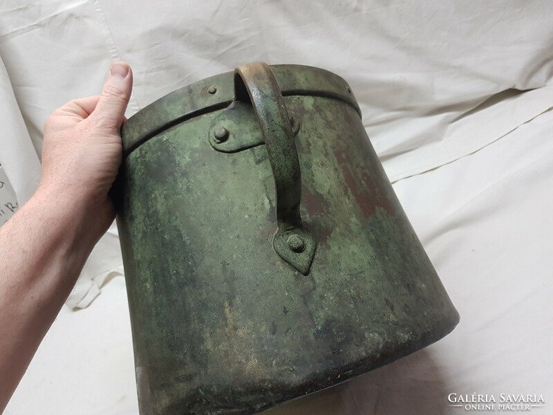 Antique copper vessel