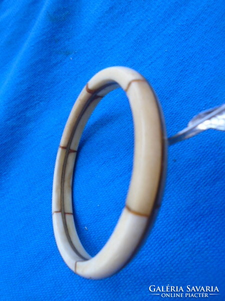 Genuine antique handmade bracelet with bone inlay, not Indian jewelry, Hungarian product, made by a jeweler