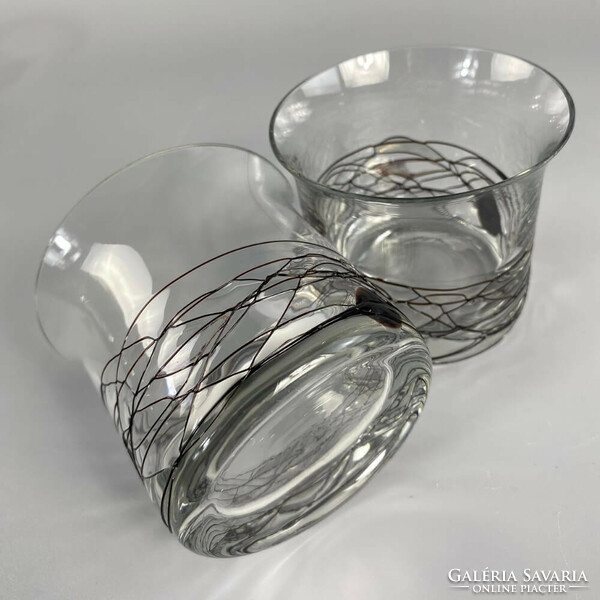 Cristal prestige French whiskey glass set 2 pcs