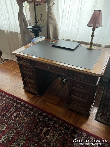 Tin German desk restored, can also be adjusted to space