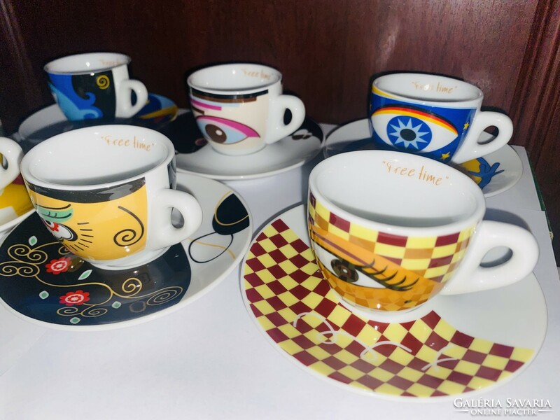 Zeller ÚJ Mokkás Eszpresszo 50 ml Porcelán Csésze Szett