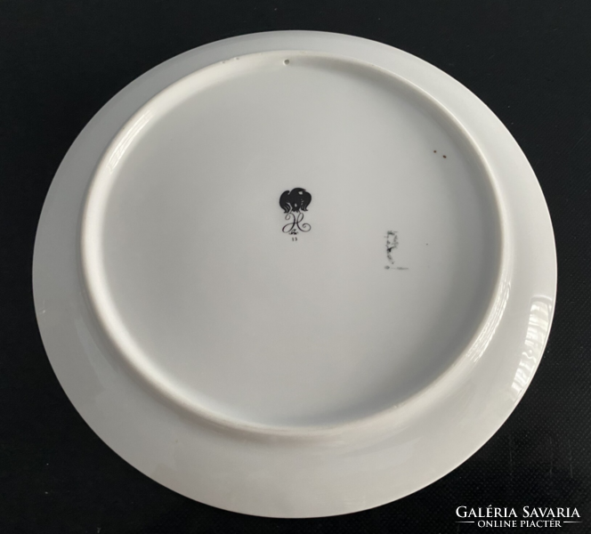 Szász Endre - Hollóházi porcelán tányér 15 cm