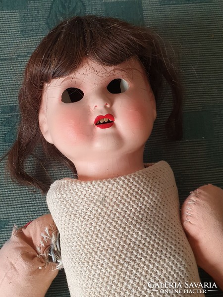 Old doll, antique toy doll