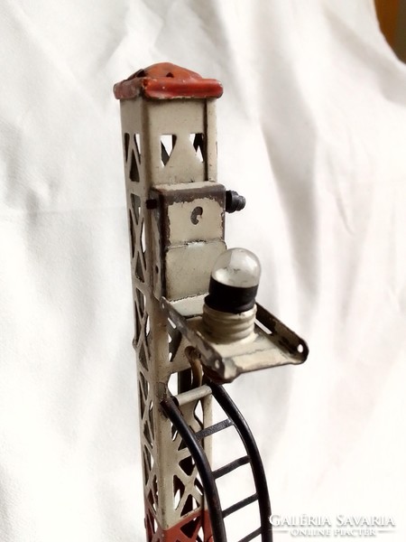 Antique old bing ladder railway signal light dial missing? Model 0 1920-30 field table lighting