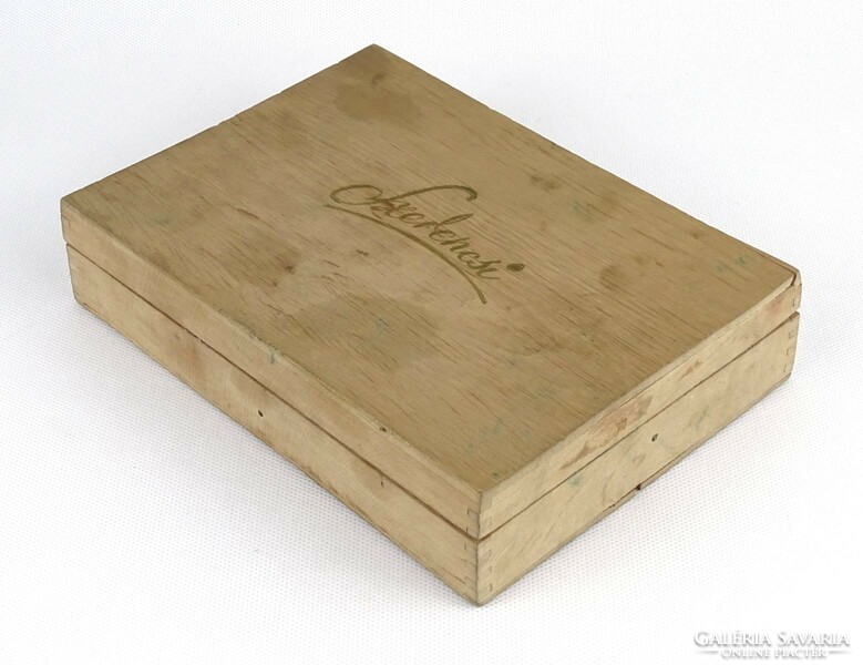 1M651 old lucky wooden box bonbon box