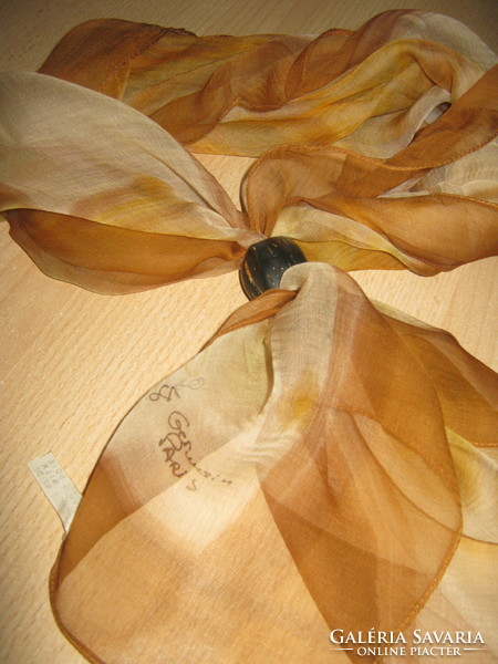 Vintage breath thin silk scarf