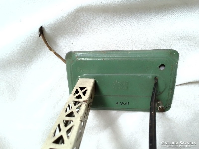 Antique old bing ladder railway signal light dial missing? Model 0 1920-30 field table lighting