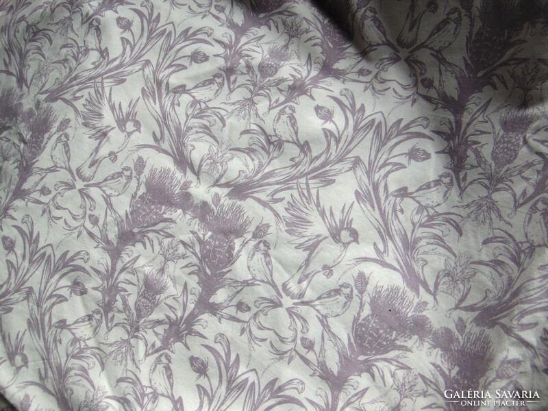 Marks & spencer duvet cover with thistle flower and bird motif