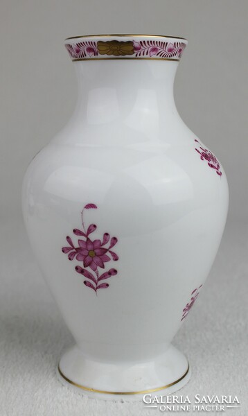 Herend Appony pattern vase purple 16.5 cm