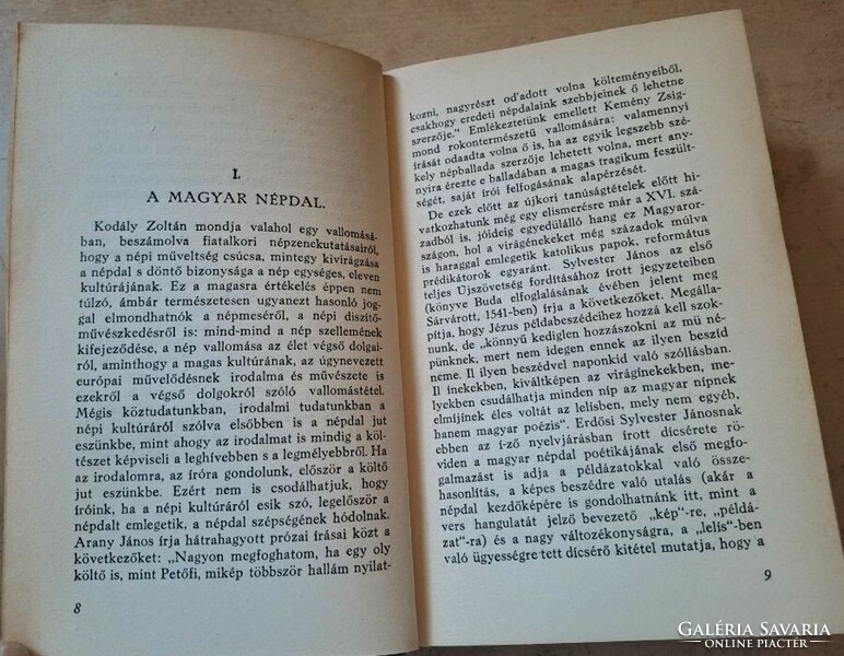 ORTUTAY GYULA: KIS MAGYAR NÉPRAJZ  1940 első kiadás  KIRÁLYI MAGYAR EGYETEMI NYOMDA