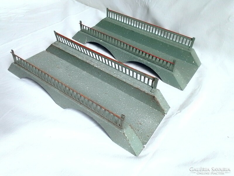 Antique old Kibri bridge 0 train railway model us zone 1945-1949 field table additional board game